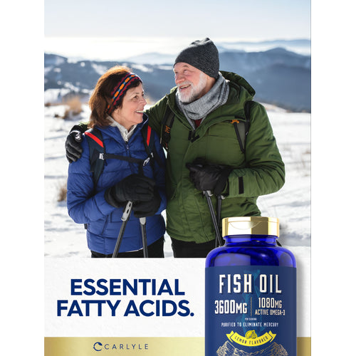 View 6 Aceite de Pescado 3600 mg con Omega-3 1080 mg por porción | 120 Cápsulas Blandas