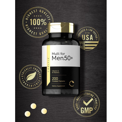 View 6 Multivitamin for Men 50+ | 200 Tablets