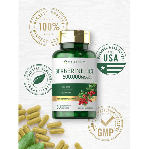 View 6 Berberine 500000mcg per serving | 60 Capsules