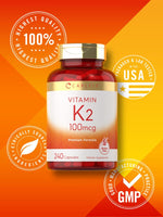 Load image into Gallery viewer, Vitamin K-2 100mcg | 240 Capsules
