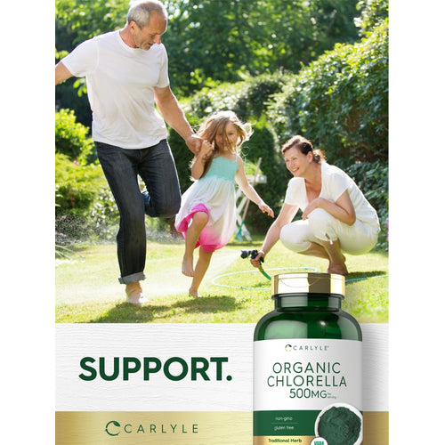 View 6 Chlorella 500mg por porción | 1000 Tabletas