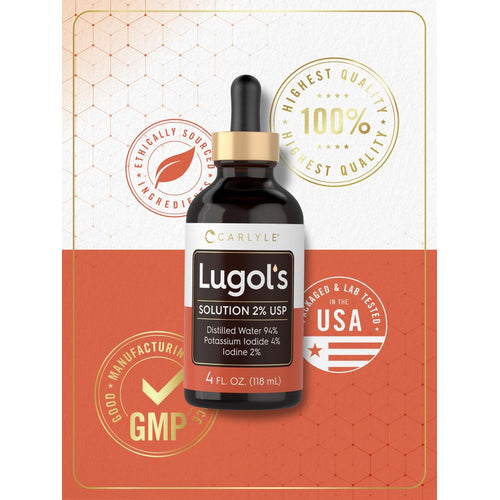 View 6 Lugols Iodine | 4oz Liquid Drops