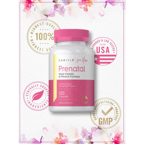 View 6 Prenatal Vitamins & Minerals | 120 Capsules