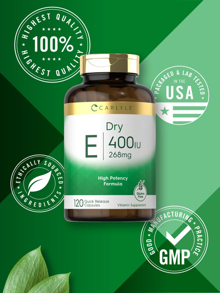 Vitamina E 400 UI | 120 Cápsulas