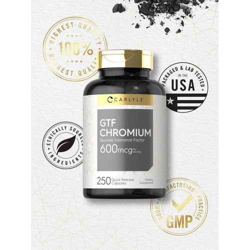 View 6 GTF Chrom 600mcg pro Portion | 250 Kapseln