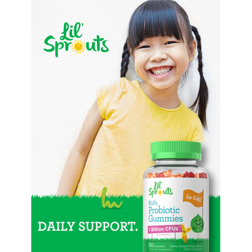 View 6 Kid's Probiotic Gummies | Cherry, Orange and Grape Flavor