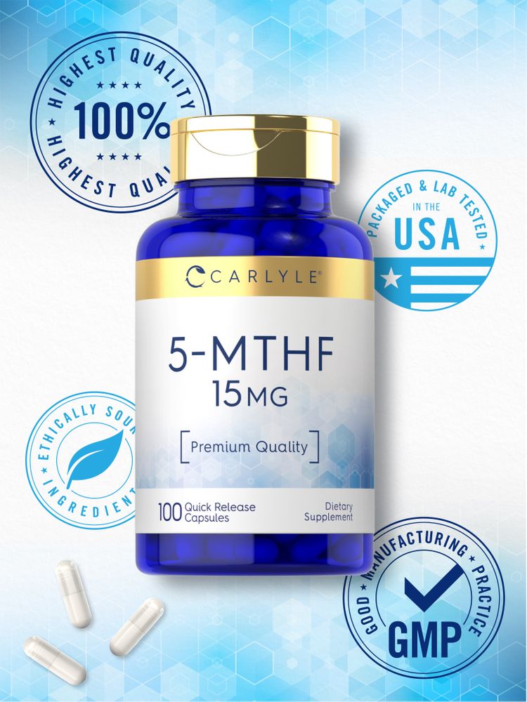 5-MTHF 15mg | 100 Capsules