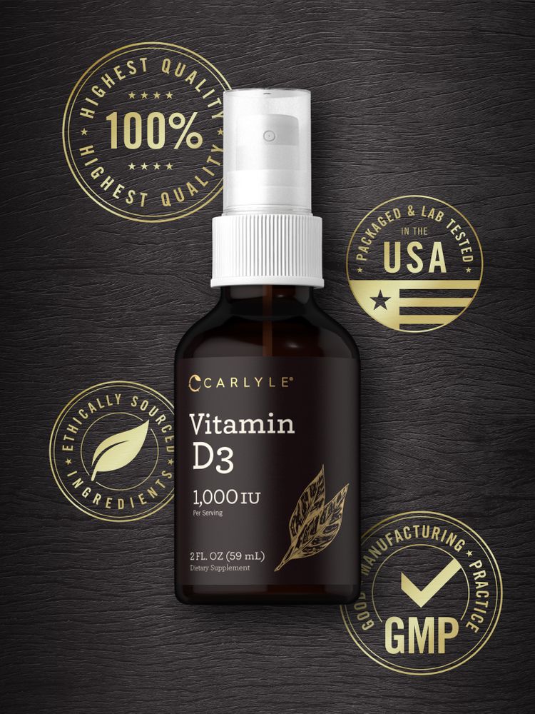 Vitamin D-3 1000IU | 4oz Liquid Spray