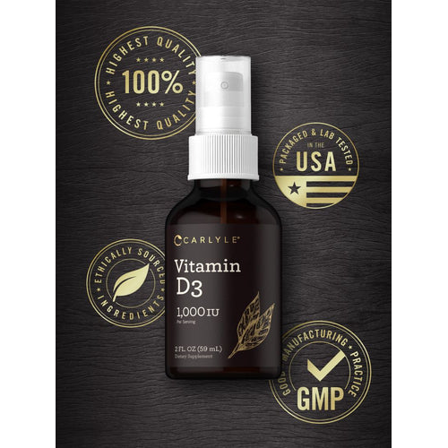 View 6 Vitamina D-3 1000IU | Spray Liquido 4oz