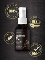 Load image into Gallery viewer, Vitamin D-3 1000IU | 4oz Liquid Spray
