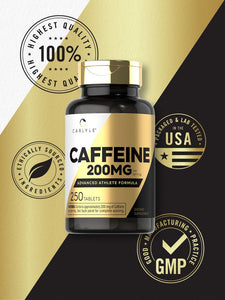 Caffeine Pills 200mg | 250 Tablets