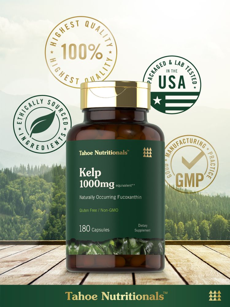 Kelp 1000mg | 180 Capsules