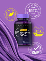 Load image into Gallery viewer, L-Tryptophan 500mg | 120 Capsules
