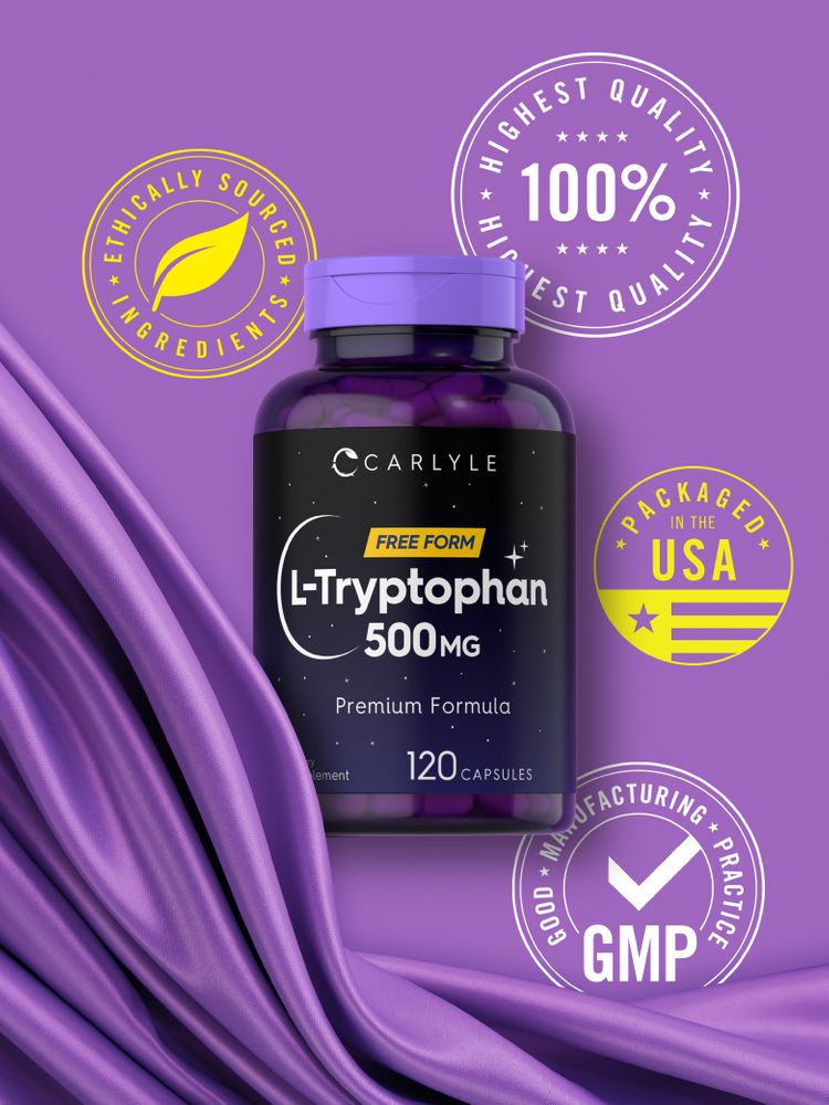 L-Tryptophan 500mg | 120 Capsules