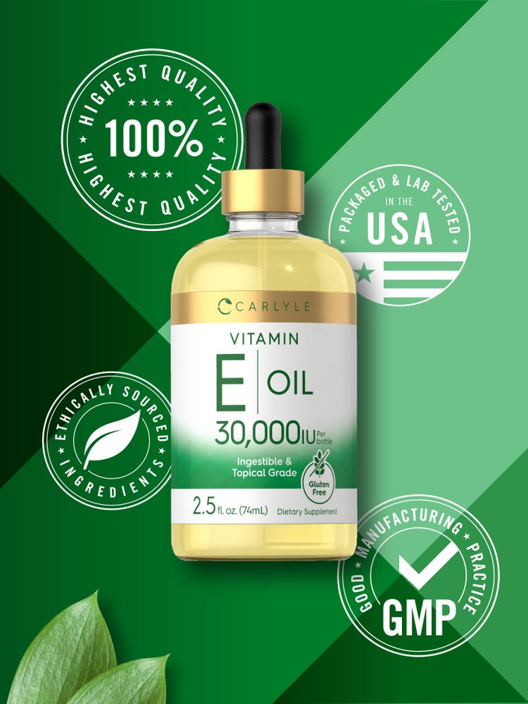 Vitamina E 30000 UI | Olio da 2,5oz