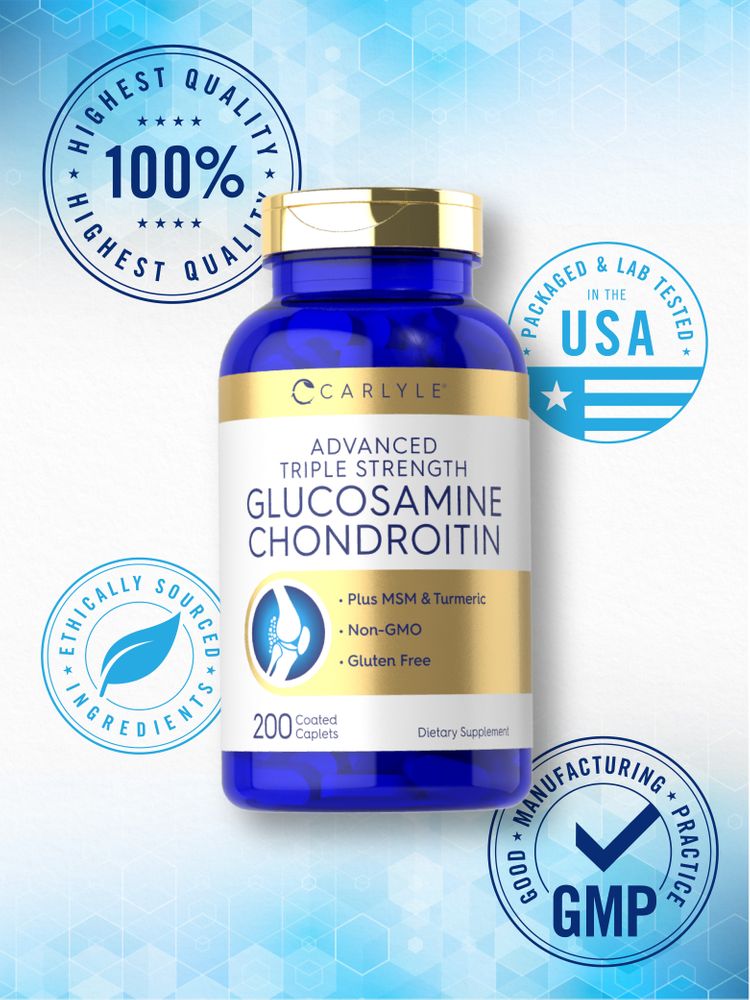 Complesso Glucosamina Condroitina 4050mg per porzione | 200 Compresse