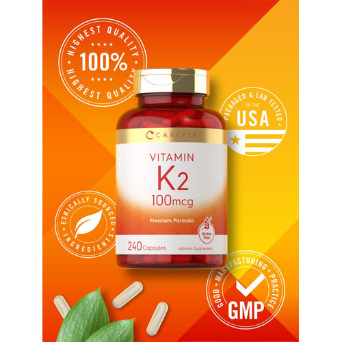 View 6 Vitamin K-2 100mcg | 240 Capsules