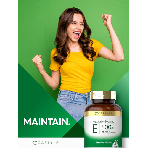 View 6 Vitamine E 400IU par portion | 250 Gélules