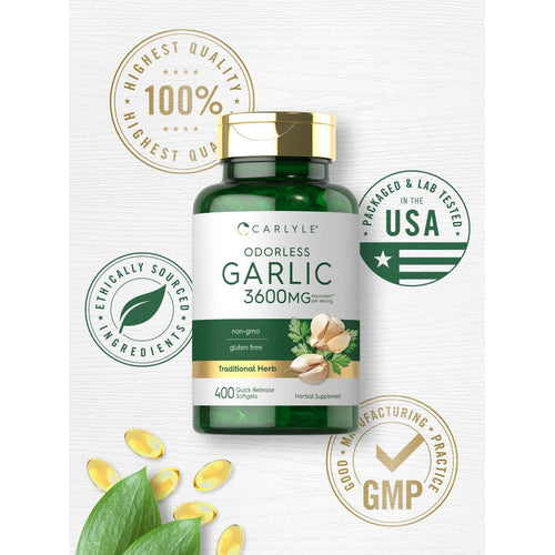 View 6 Odorless Garlic Extract | 400 Softgels