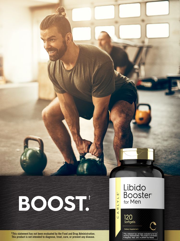 Libido Booster for Men | 120 Softgels