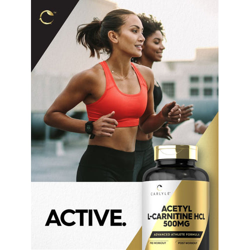 Acetyl L-Carnitine HCL 500mg per serving | 180 Capsules Acetyl L-Carnitine HCL 500mg per serving | 180 Capsules