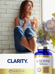 L-Serine 500mg | 120 Capsules