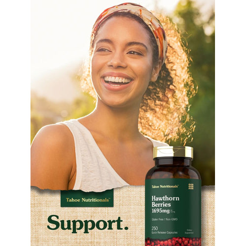 View 7 Hawthorn Berry 1695mg per serving | 250 Capsules