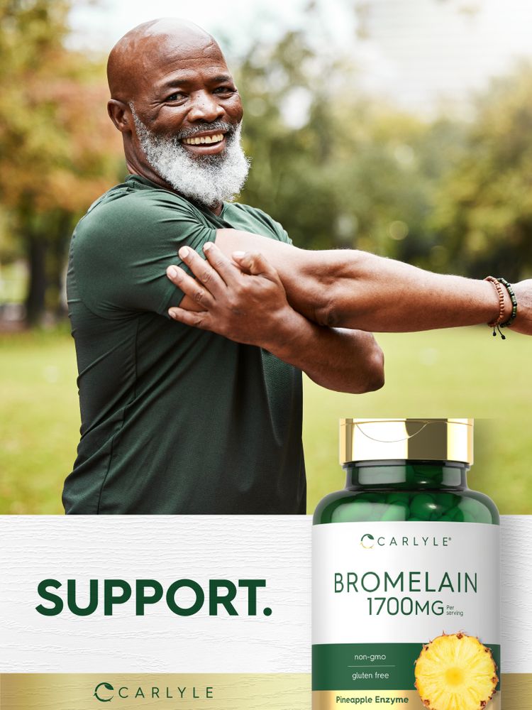 Bromelina 1700 mg por porción | 90 Cápsulas