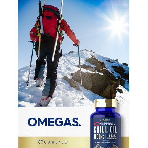 View 7 Antarctic Krill Oil 1000mg per serving | 60 Softgels