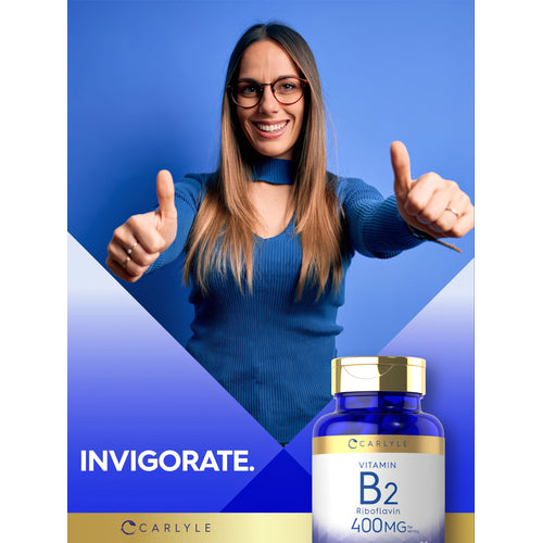 View 7 Vitamina B-2 400mg por porción | 180 Cápsulas