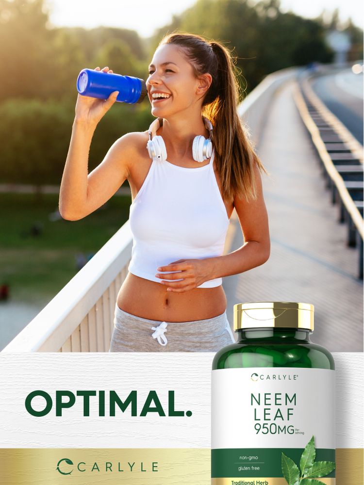 Foglie di Neem 950mg per porzione | 150 Capsule