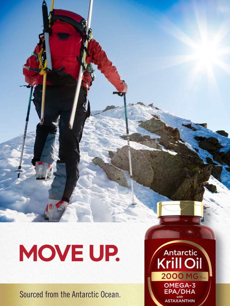 Olio di Krill Antartico 2000mg per porzione | 120 Softgel