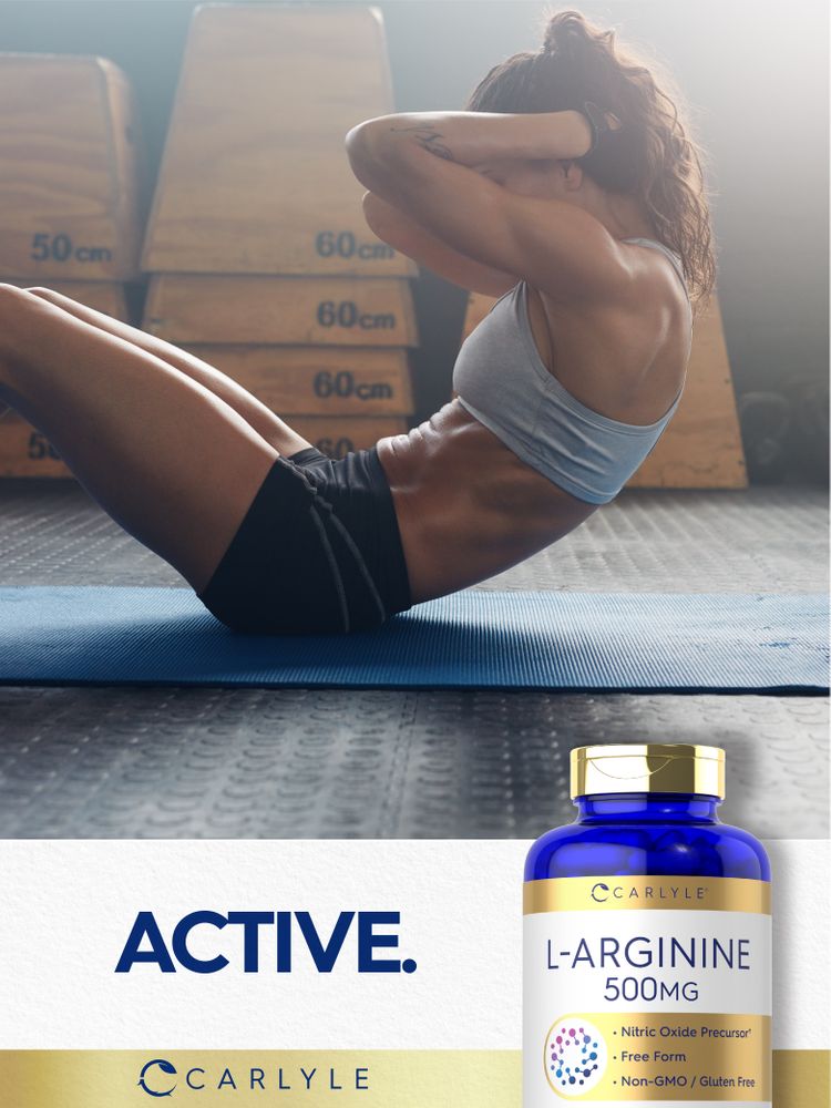 L-Arginine 500mg | 240 Capsules