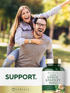 Odorless Garlic & Parsley 1800mg | 200 Softgels