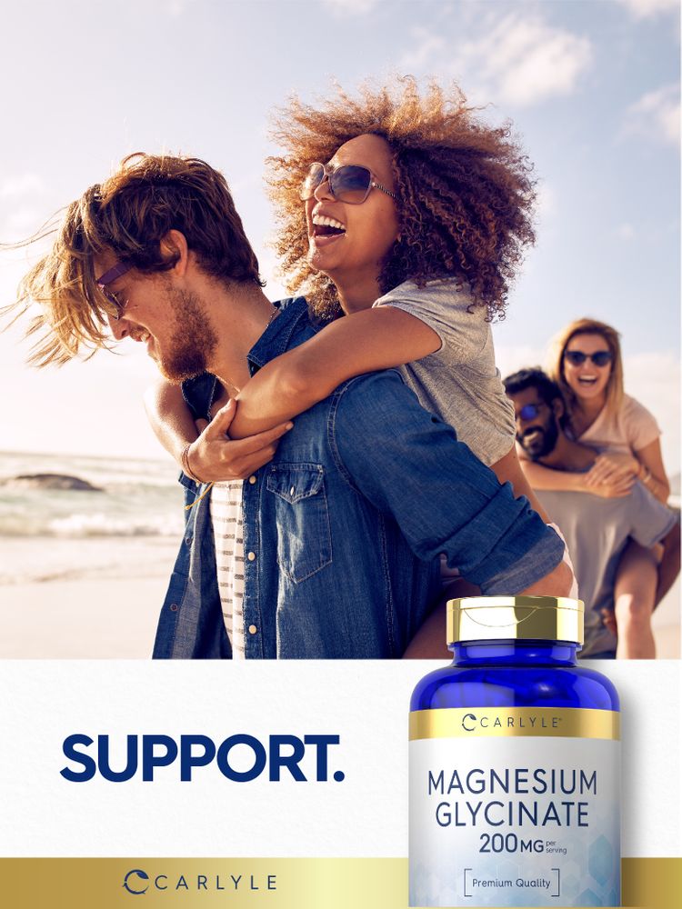 Magnesium Glycinate 200mg | 120 Capsules