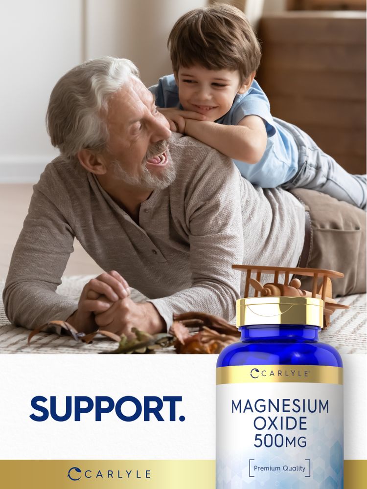 Oxyde de Magnésium 500mg | 120 Capsules