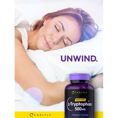 View 7 L-Tryptophan 500mg | 120 Capsules