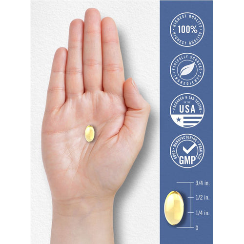 View 7 Mini Fish Oil Softgels 2010 mg | 150 Omega-3 Pills