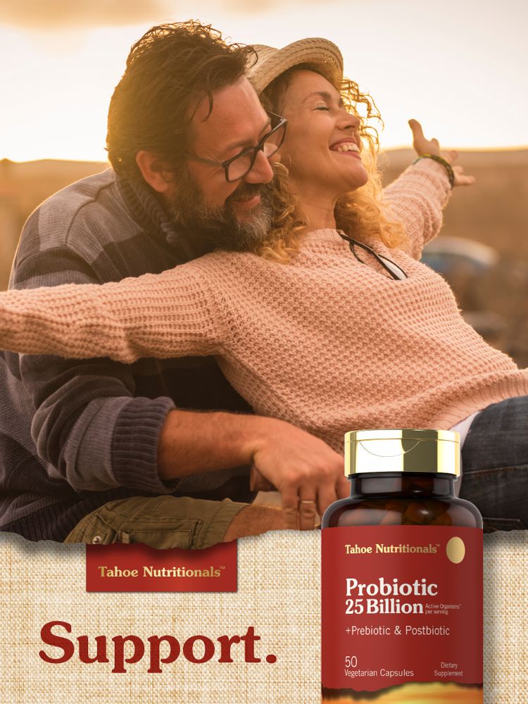 Prebiotic, Probiotic & Postbiotic 25 Billion CFU per serving | 50 Capsules