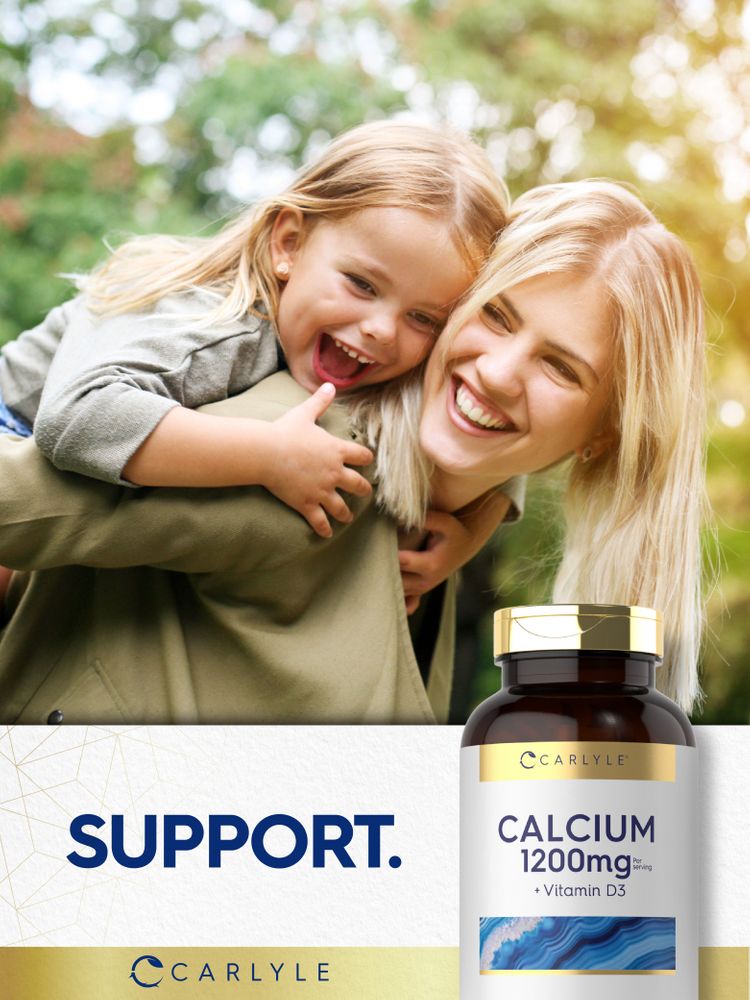 Calcio con Vitamina C | 300 Tabletas