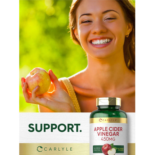 View 7 Apple Cider Vinegar 450mg | 200 Capsules