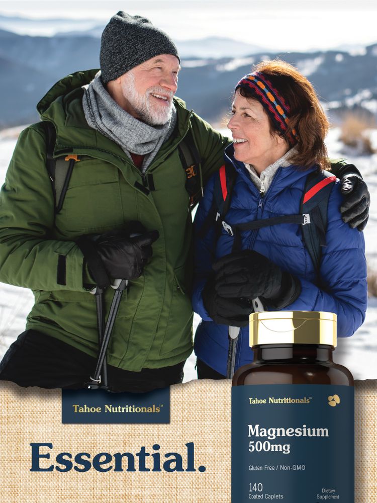 Magnesium 500mg per serving | 140 Caplets