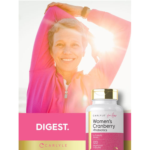View 7 Cranberry Plus Probiotics | 120 Capsules