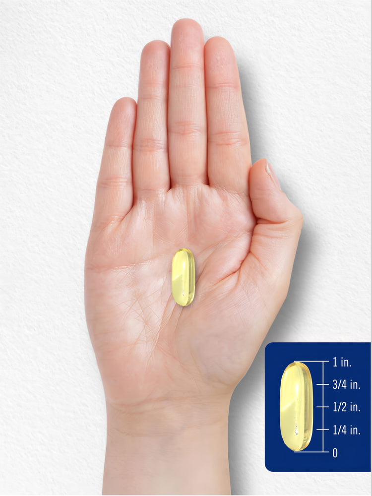 Aceite de Pescado 3600 mg con Omega-3 1080 mg por porción | 120 Cápsulas Blandas