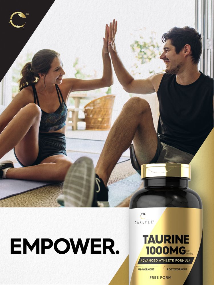 Taurin 1000 mg pro Portion | 400 Kapseln