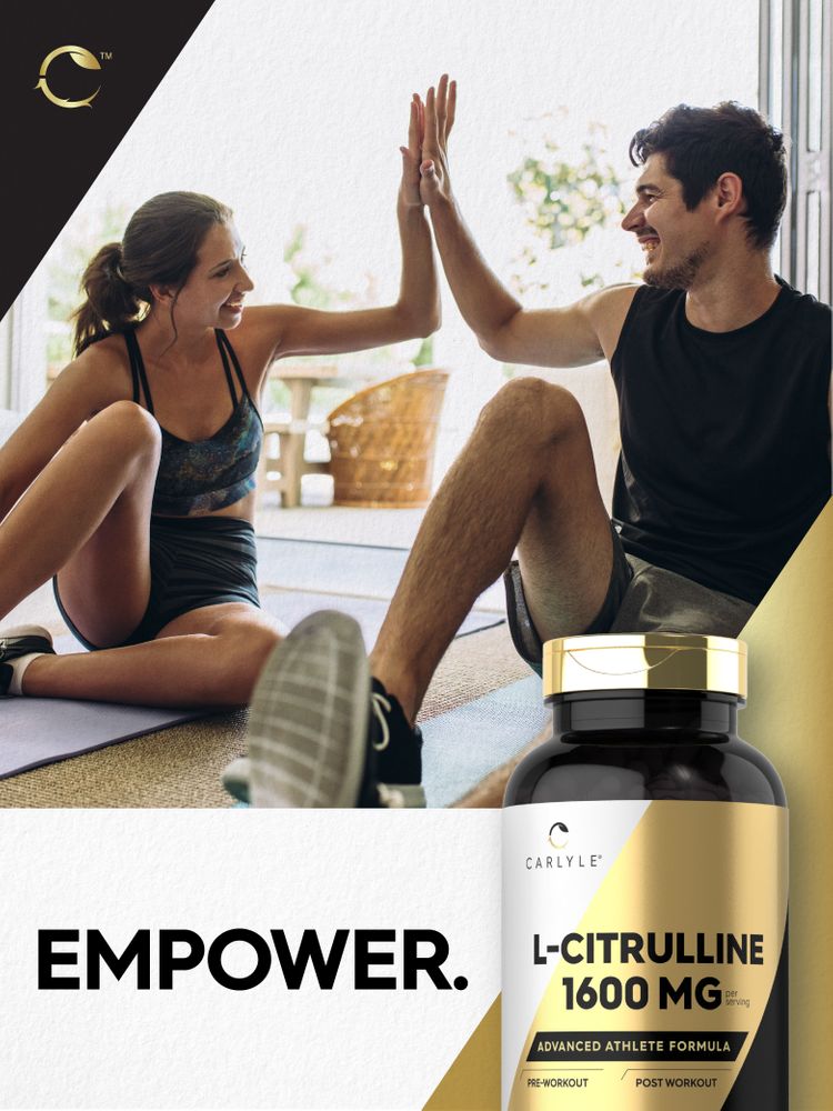 L-Citrulline 1600mg par portion | 200 Gélules