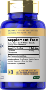 Lactoferrin 300mg | 60 Capsules