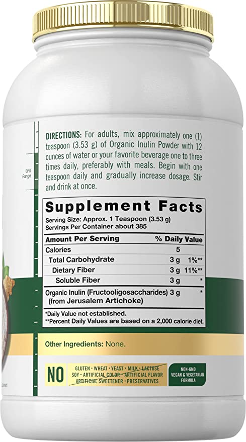 Organic Inulin Powder | 48oz