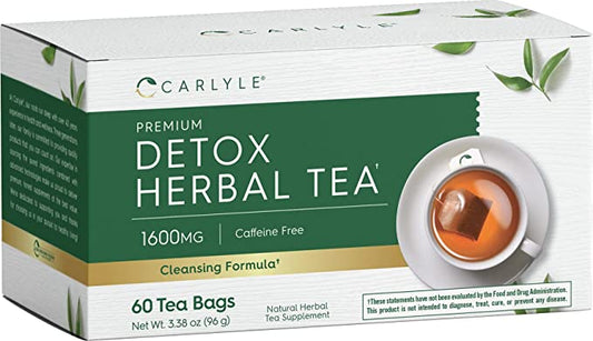 Desintoxicação Herbal | 60 Saquinhos de Chá