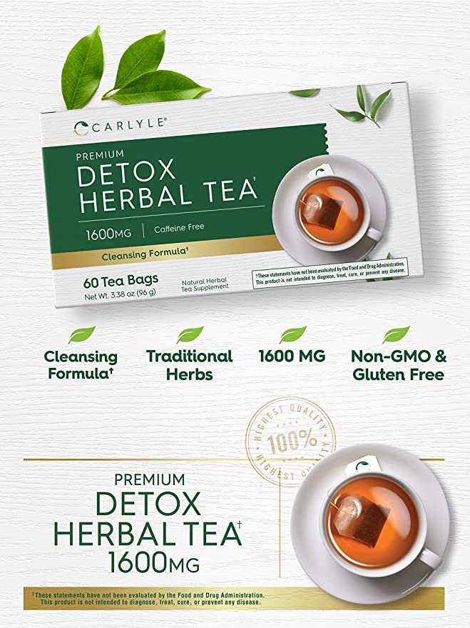 Desintoxicación Herbal | 60 Bolsitas de Té